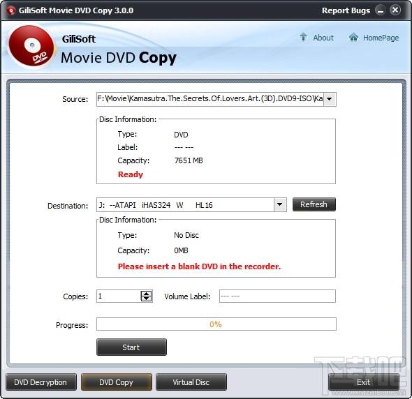 Gilisoft Movie DVD Copy,dvd复制工具,dvd拷贝软件