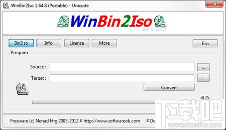 WinBin2Iso,WinBin2Iso Unicode,光盘镜像转换工具,镜像转换