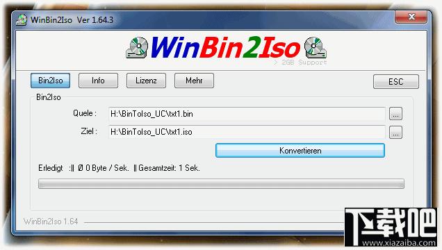 WinBin2Iso,WinBin2Iso Unicode,光盘镜像转换工具,镜像转换