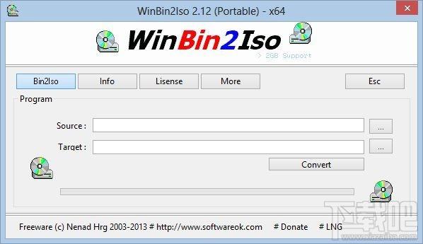WinBin2Iso,WinBin2Iso Unicode,光盘镜像转换工具,镜像转换
